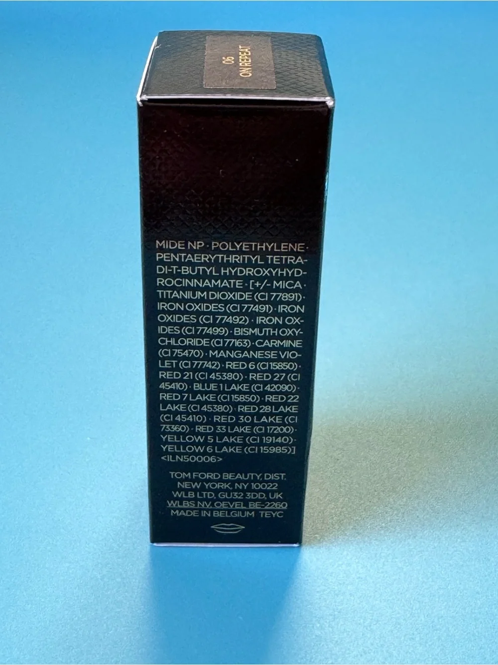 Tom Ford Lip Color 06 On Repeat, New